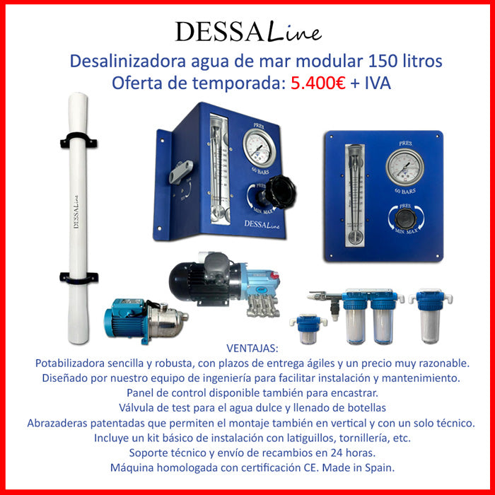 oferta potabilizadora barco desalinizadora barata