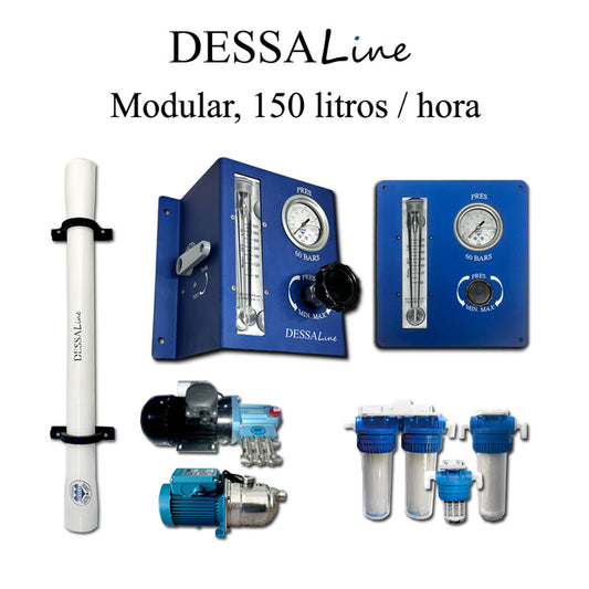 DessaLine boat desalination offer, 150 liters per hour 